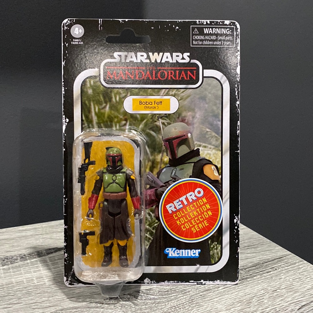 Star Wars The Mandalorian: Boba Fett (Morak) - Retro Collection Action Figure